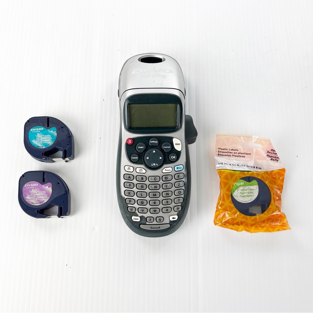 Dymo LetraTag Handheld Portable Label Maker with Two Refills